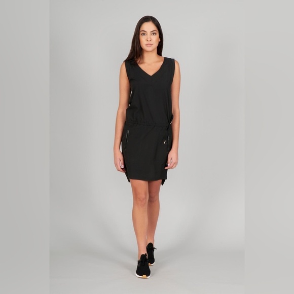 Indygena Burok sleeveless black shift dress, Small - Picture 1 of 11